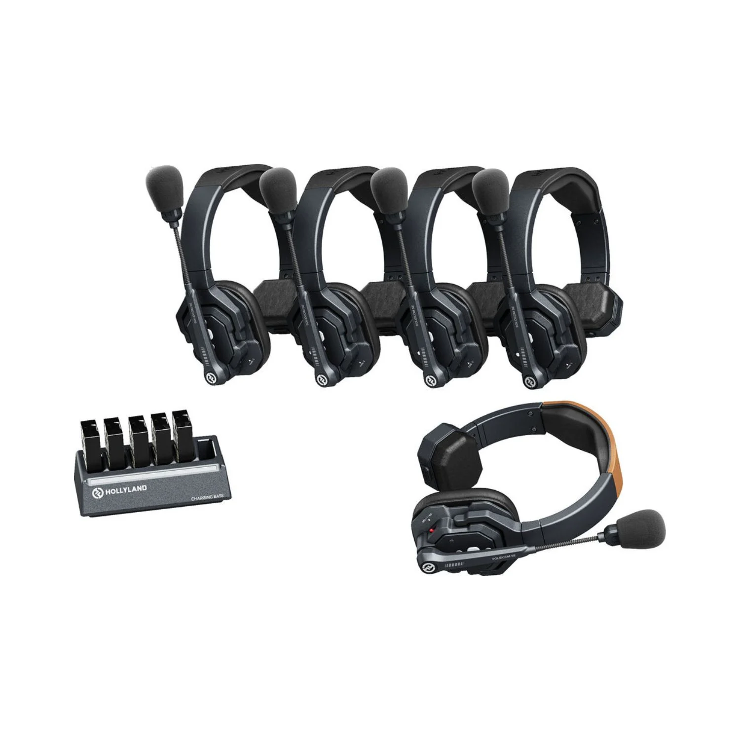 Hollyland Solidcom SE 5S 5 Person Single Ear Noise Canceling Headset Intercom System Online Buy India 01