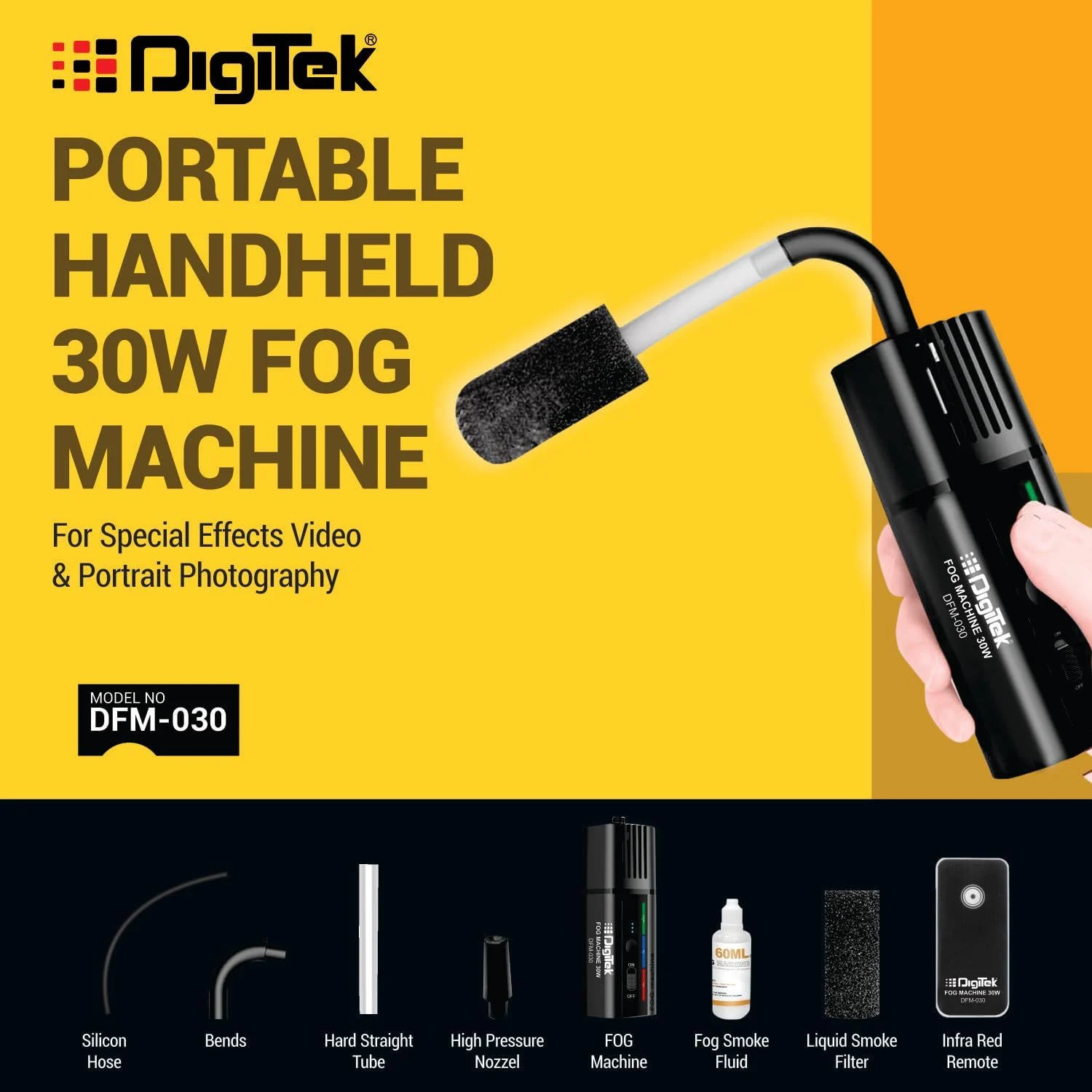 Digitek DFM 030 Handheld Fog Machine with Remote Control Online Buy India 02