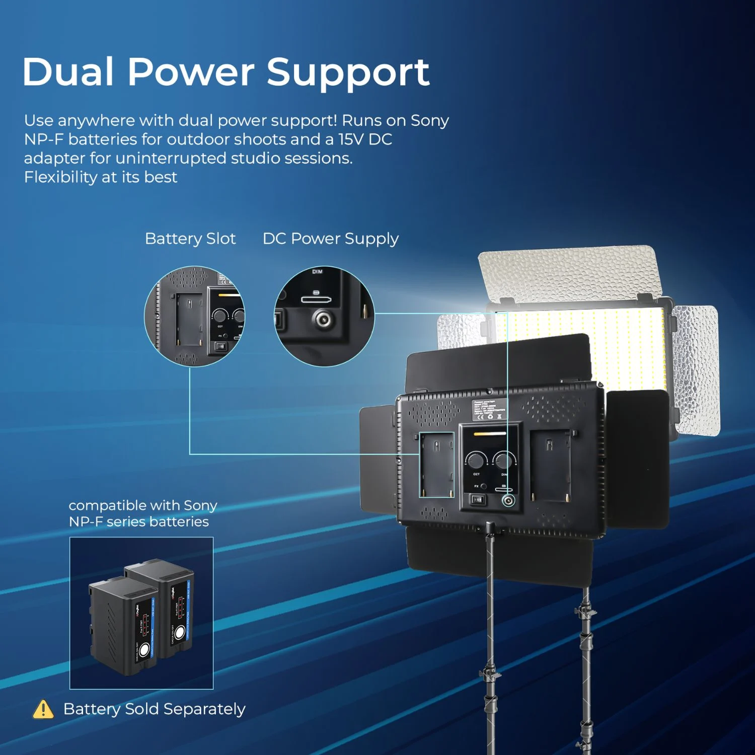 Digitek LED D1120 Professional Portable Led Video Light Panel Online Buy India 04