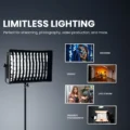 Digitek LED D1500 Professional Flat Panel LED Video Light with Sotbox & Grid Onlinr Buy India 04