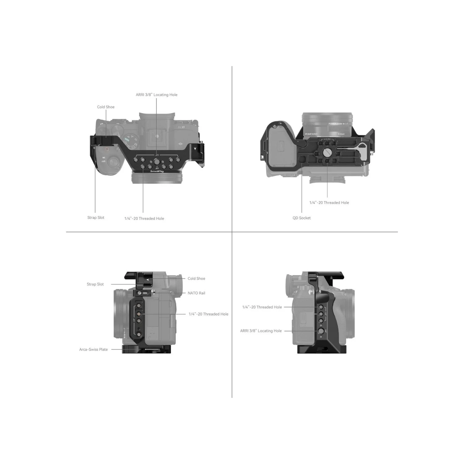 SmallRig 3667B Full Camera Cage Online Buy India 04