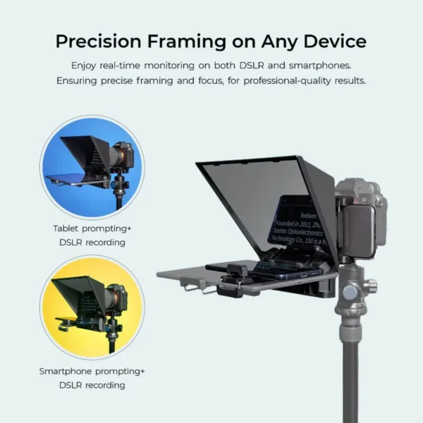 Digitek DTP‑008 8 Inch Teleprompter in Mumbai India (7) Digitek DTP‑008 8 Inch Teleprompter in Mumbai India (7)