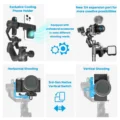 FeiyuTech SCORP Mini 3 PRO All in One 3 Axis Camera Gimbal Stabilizer India (6)