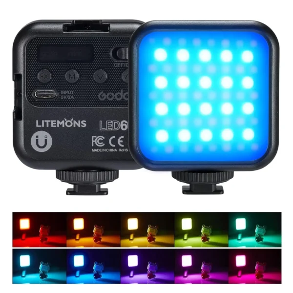 Godox LITEMONS LED6R RGB Pocket LED Video Light in Mumbai India (1) Godox LITEMONS LED6R RGB Pocket LED Video Light in Mumbai India (1)
