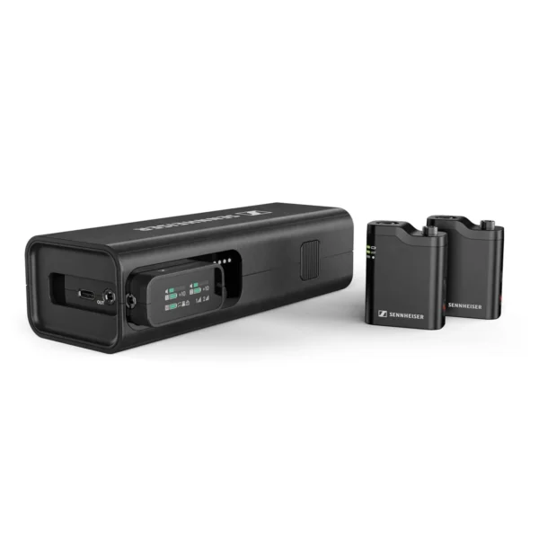 Sennheiser Profile Wireless 2 Channel All in One 2.4 GHz Clip On & Handheld Microphone System Sennheiser Profile Wireless 2 Channel All in One 2.4 GHz Clip On & Handheld Microphone System