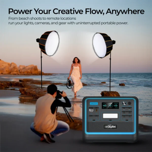 Digitek DPS2400W Portable Power Station (3) Digitek DPS2400W Portable Power Station (3)