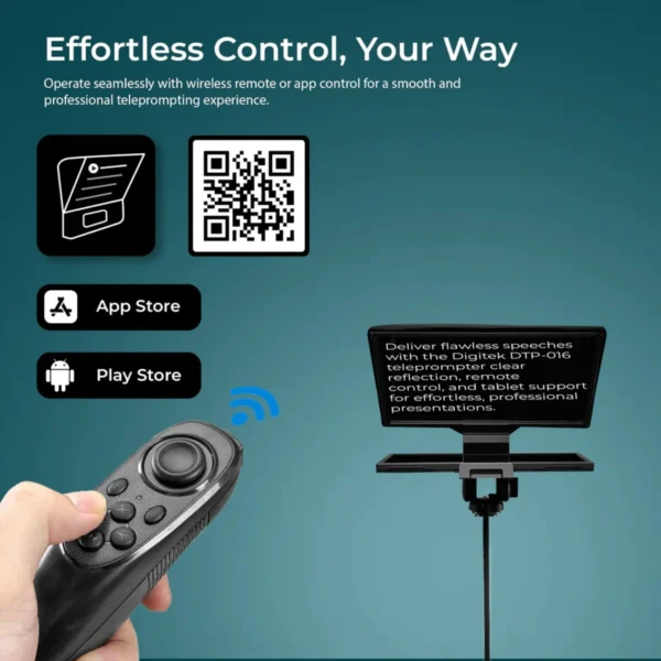 Digitek DTP 016 16 Inch Teleprompter for Smartphone and DSLR in Mumbai India (6) Digitek DTP 016 16 Inch Teleprompter for Smartphone and DSLR in Mumbai India (6)