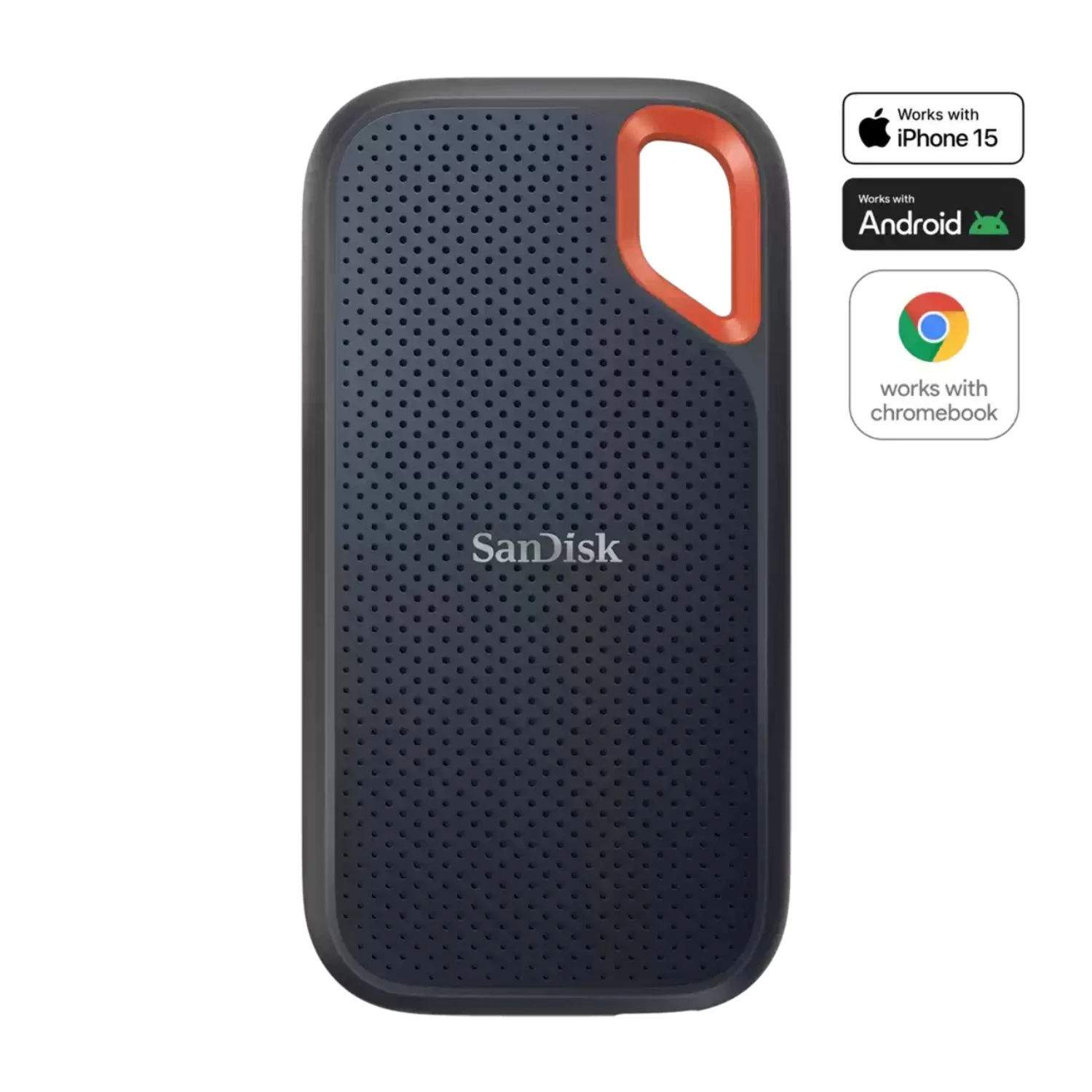 SanDisk Extreme Portable SSD V2 (1TB, 2TB, 4TB) High Speed NVMe External Drive (1)