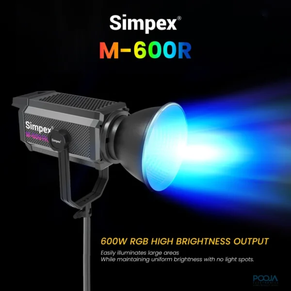 simpex m 600r rgb 600w continuous led video light in mumbai india (5) simpex m 600r rgb 600w continuous led video light in mumbai india (5)