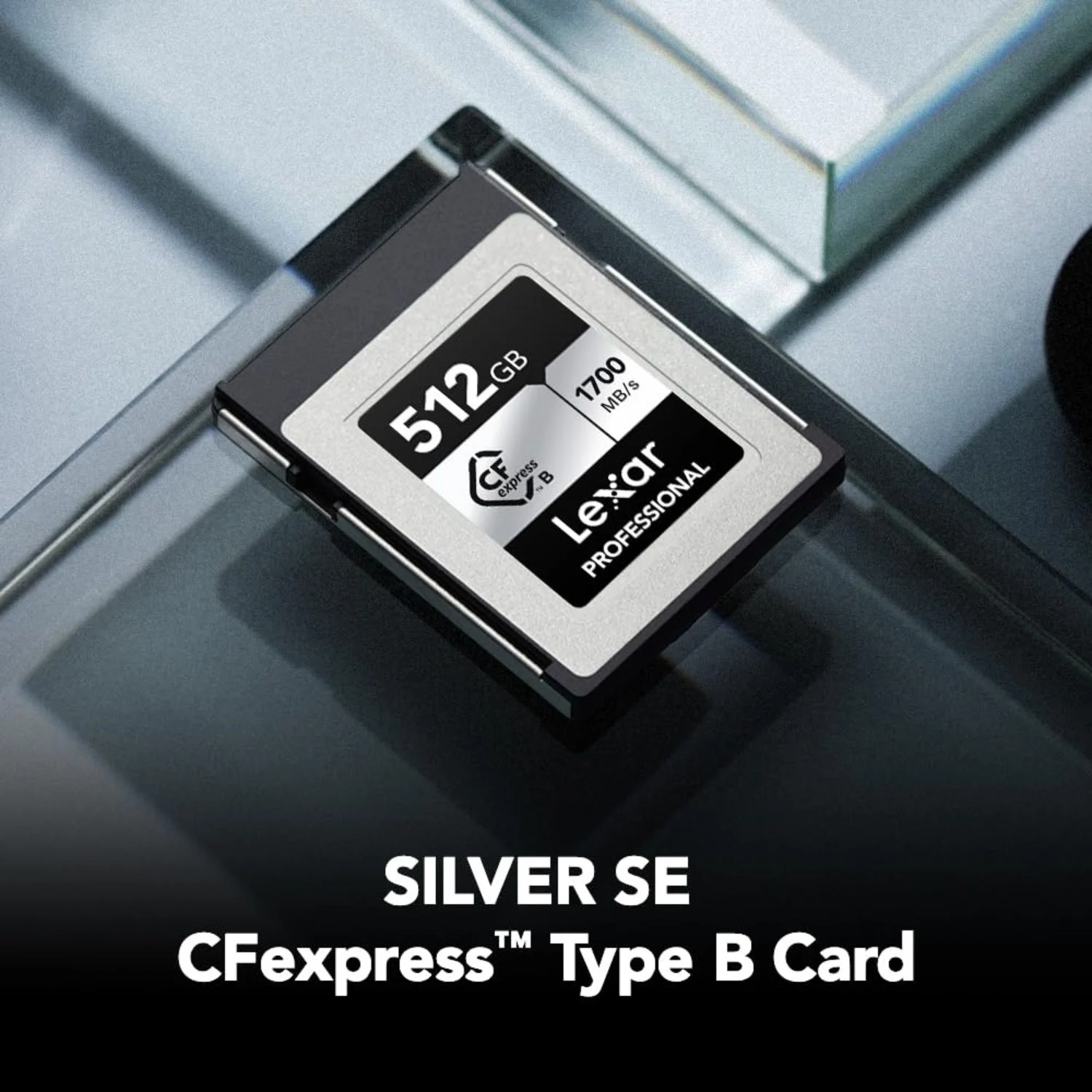 Lexar 512GB Silver SE CFexpress Type B Memory Card 2 Lexar 512GB Silver SE CFexpress Type B Memory Card 2