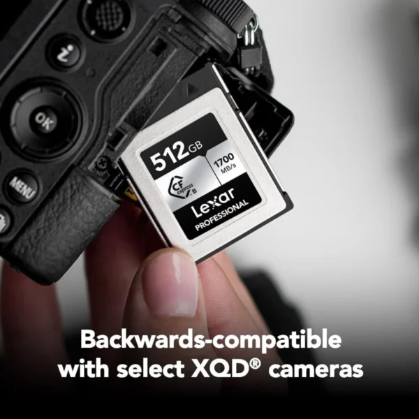 Lexar 512GB Silver SE CFexpress Type B Memory Card 5 Lexar 512GB Silver SE CFexpress Type B Memory Card 5