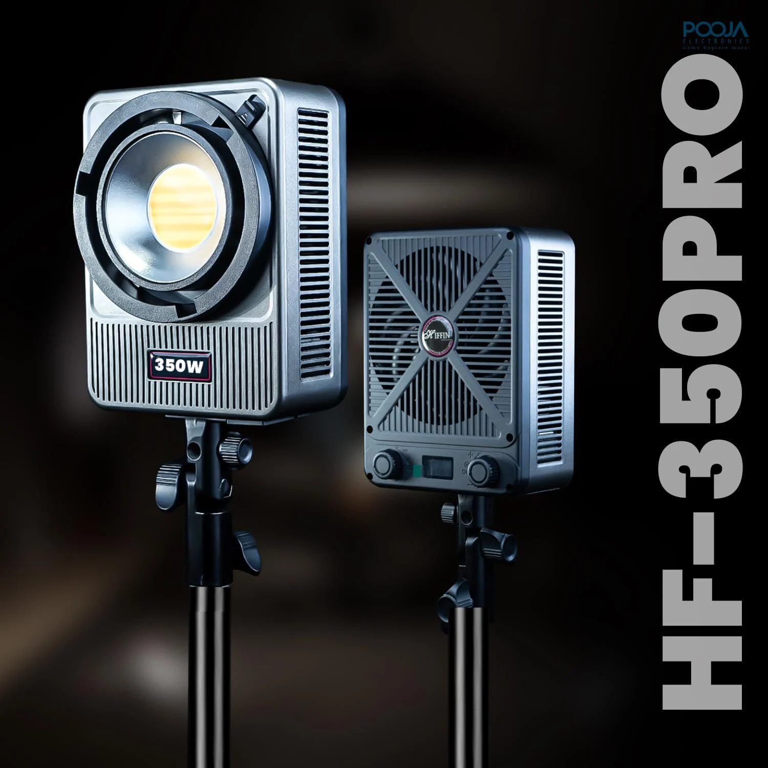 hiffin 350w pro wonder series video light india 2