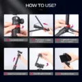ulanzi mt 44 extendable vlogging tripod black 6