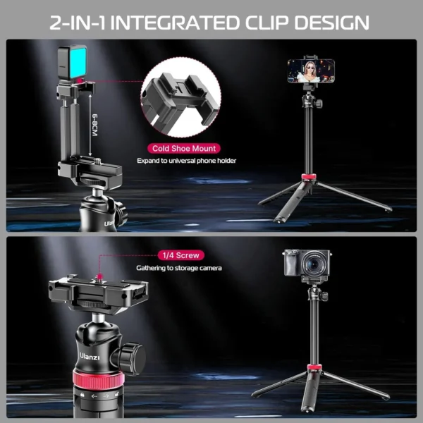 ulanzi mt 44 extendable vlogging tripod black 7 ulanzi mt 44 extendable vlogging tripod black 7