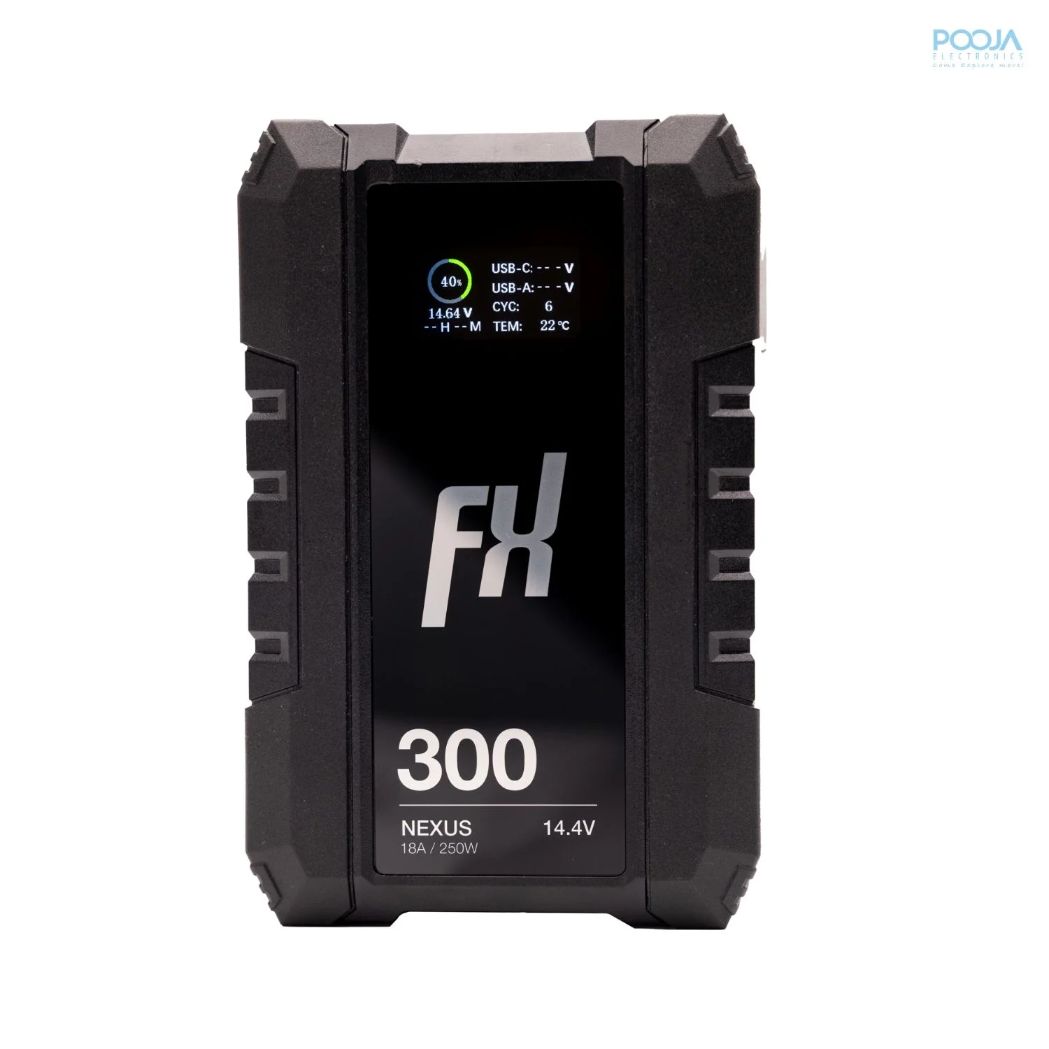 fxlion nexus bp 300sl 294wh smart v mount battery 1
