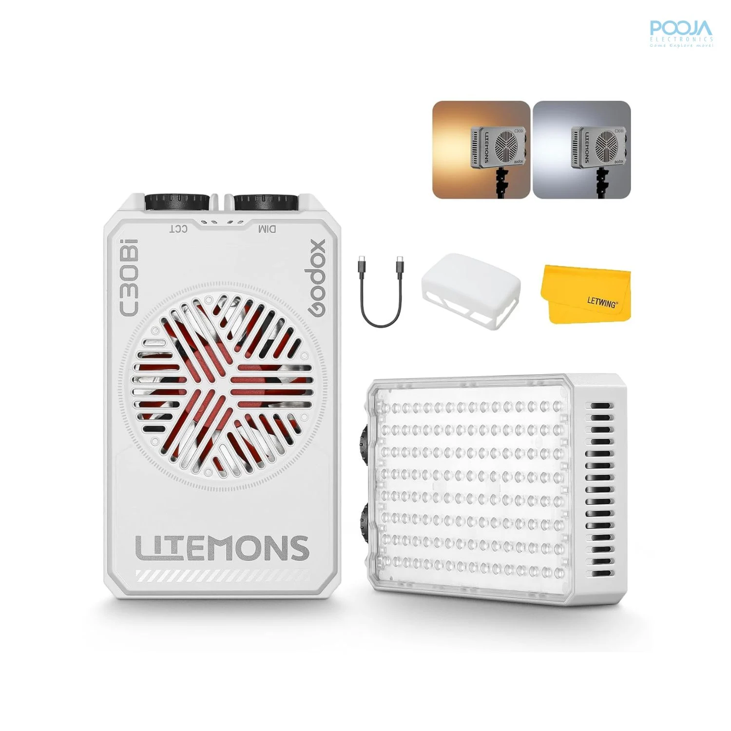 godox litemons c30bi bi color led light panel 1
