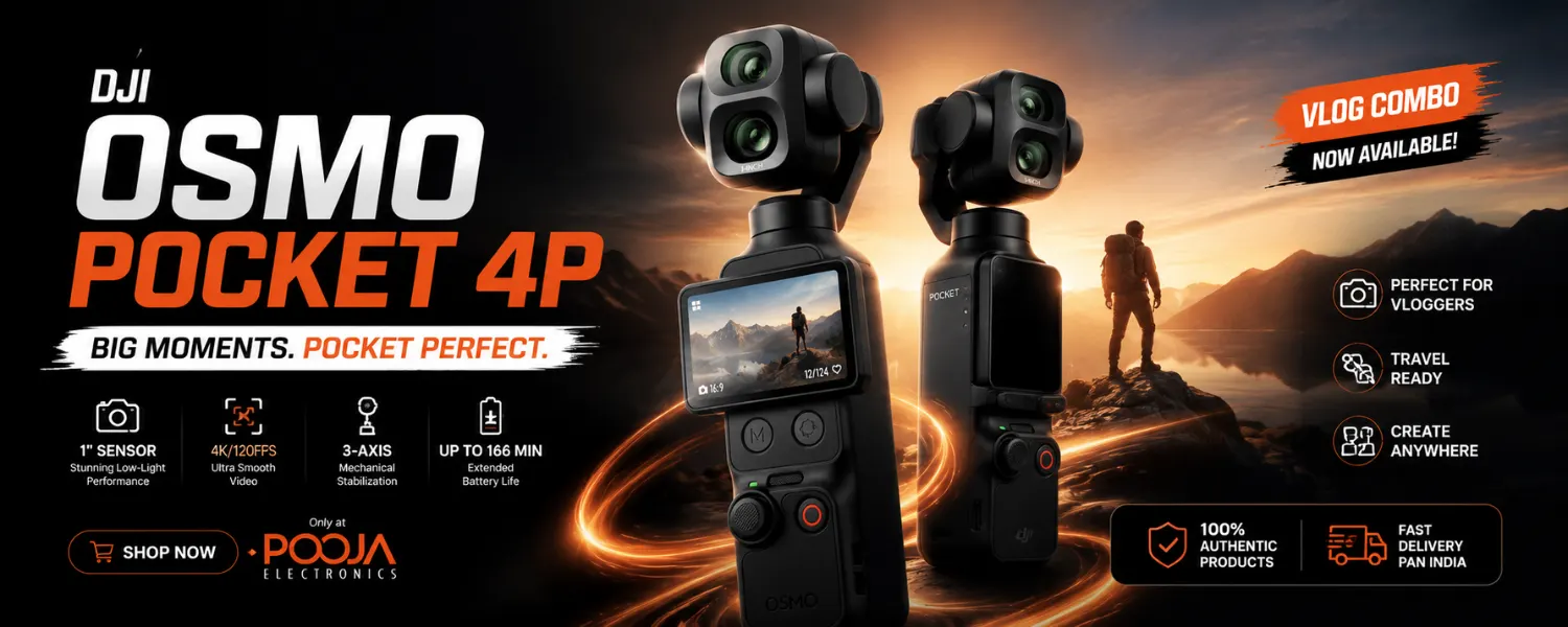 DJI Osmo Pocket 4P Combo Online Buy in Mumbai India