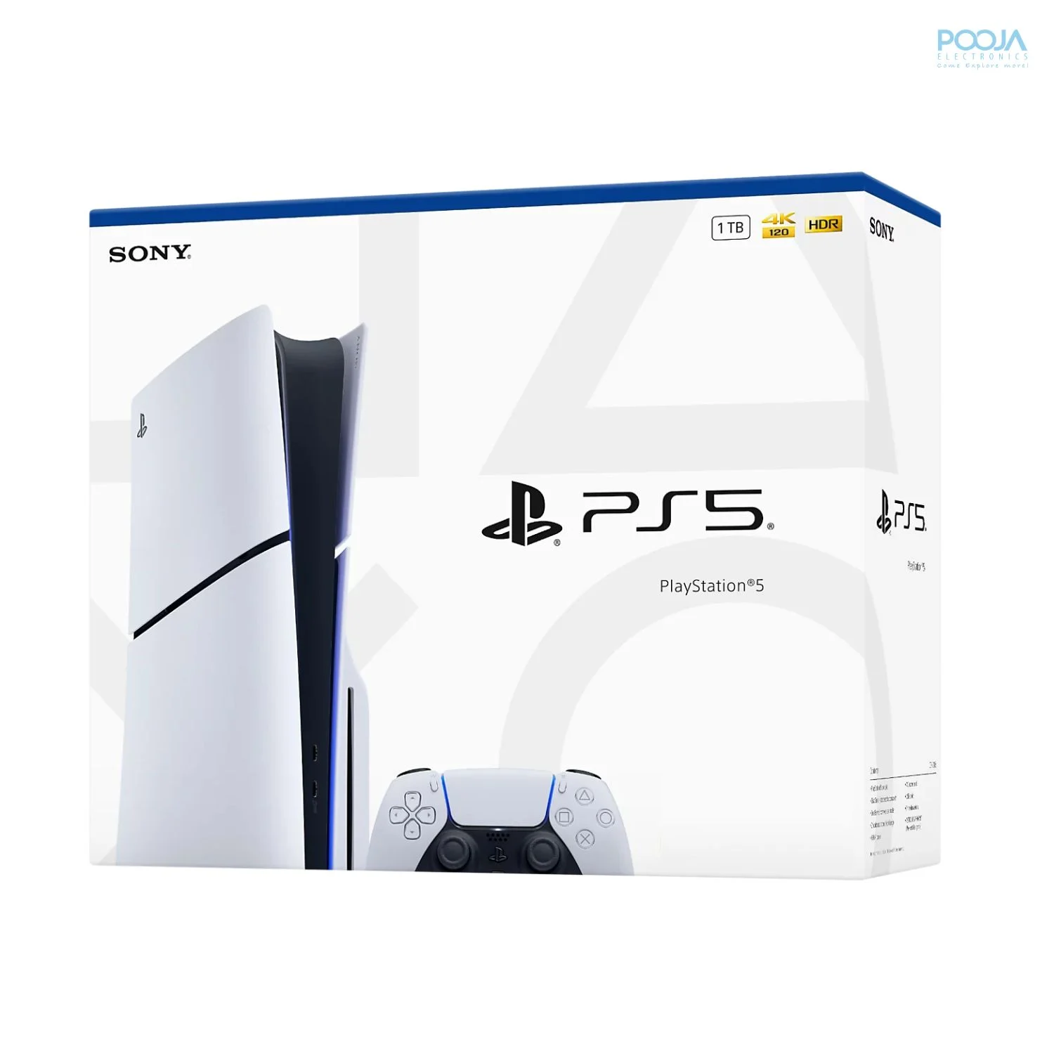 Sony PlayStation 5 Slim Disc Edition 1TB Console 3