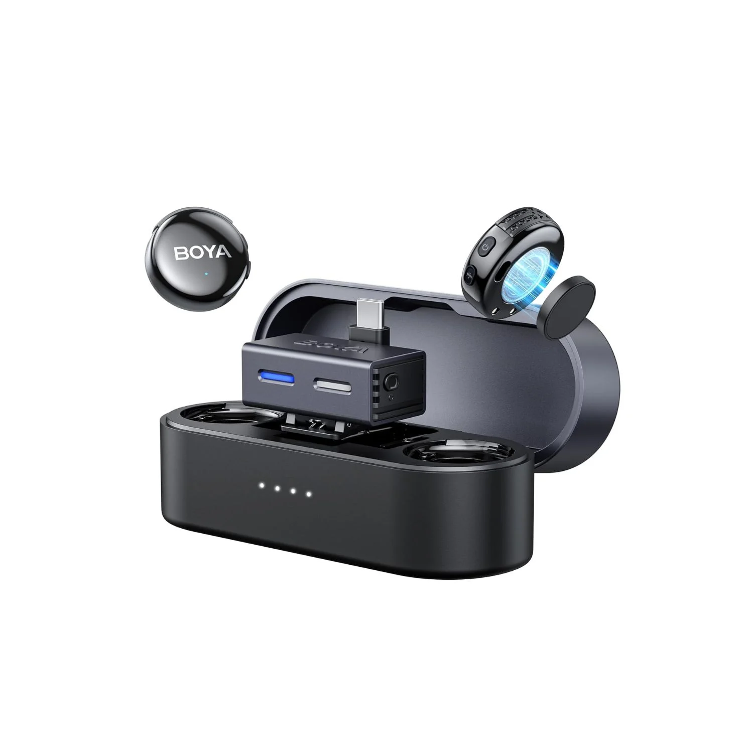 BOYA BOYALINK 3 Wireless Lavalier Microphone System with AI Noise Cancellation Online Buy in India 1