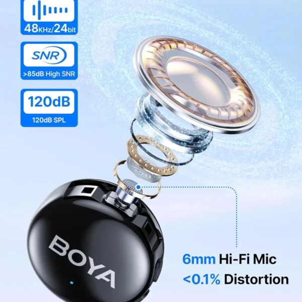 BOYA BOYALINK 3 Wireless Lavalier Microphone System with AI Noise Cancellation Online Buy in India 3 BOYA BOYALINK 3 Wireless Lavalier Microphone System with AI Noise Cancellation Online Buy in India 3