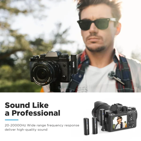 BOYA BOYALINK Dual Wireless Microphone System Online Buy in India 3 BOYA BOYALINK Dual Wireless Microphone System Online Buy in India 3