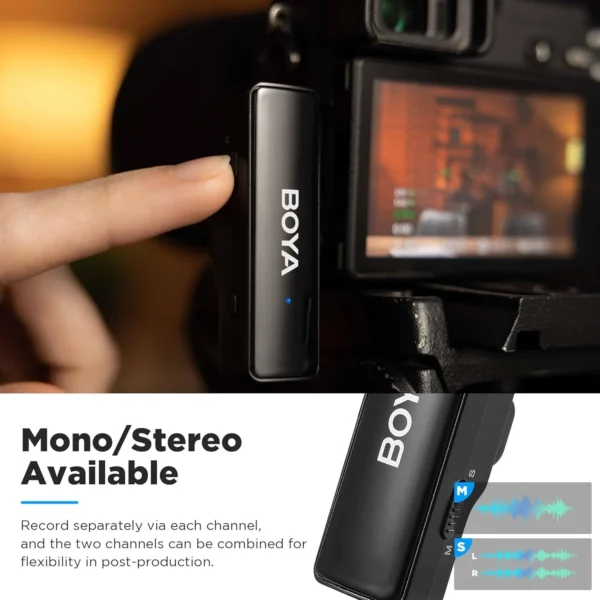 BOYA BOYALINK Dual Wireless Microphone System Online Buy in India 4 BOYA BOYALINK Dual Wireless Microphone System Online Buy in India 4