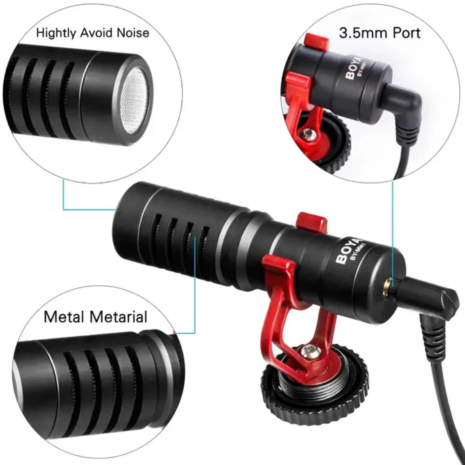 BOYA BY MM1 Universal On Camera Cardioid Microphone Online Buy in India 2