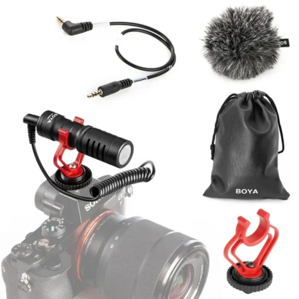 BOYA BY MM1 Universal On Camera Cardioid Microphone Online Buy in India 3 BOYA BY MM1 Universal On Camera Cardioid Microphone Online Buy in India 3