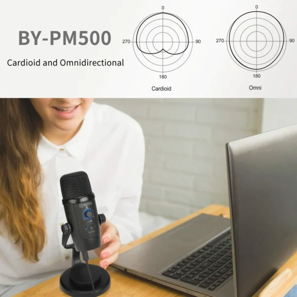 BOYA BY PM500 USB Microphone for Smartphones & Computers Online Buy in India 3 BOYA BY PM500 USB Microphone for Smartphones & Computers Online Buy in India 3