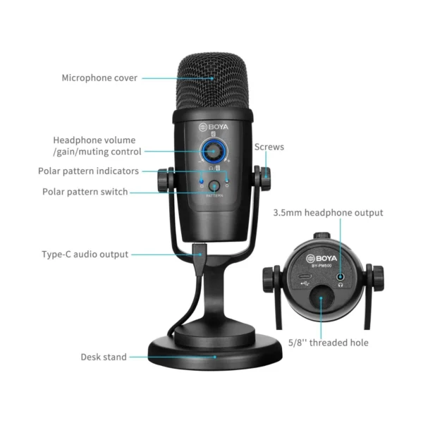 BOYA BY PM500 USB Microphone for Smartphones & Computers Online Buy in India 8 BOYA BY PM500 USB Microphone for Smartphones & Computers Online Buy in India 8