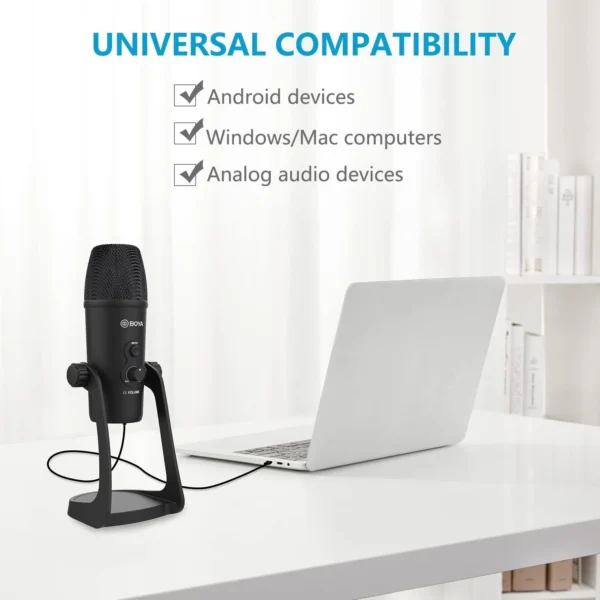 BOYA BY PM700 PRO USB Studio Microphone for PC Mac Online Buy in India 5 BOYA BY PM700 PRO USB Studio Microphone for PC Mac Online Buy in India 5