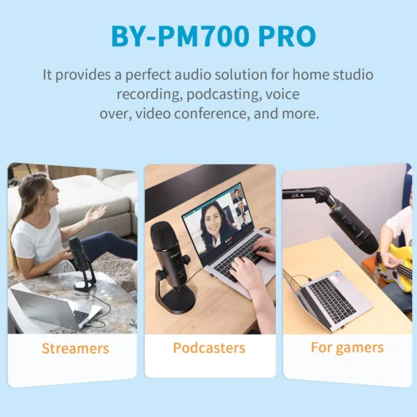 BOYA BY PM700 PRO USB Studio Microphone for PC Mac Online Buy in India 9 BOYA BY PM700 PRO USB Studio Microphone for PC Mac Online Buy in India 9