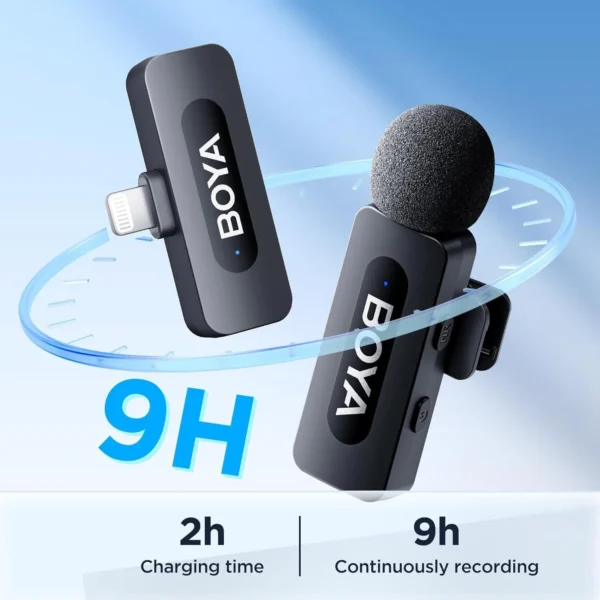 BOYA BY V1 2.4GHz Wireless Lavalier Microphone for iPhone Online Buy in India 3 BOYA BY V1 2.4GHz Wireless Lavalier Microphone for iPhone Online Buy in India 3