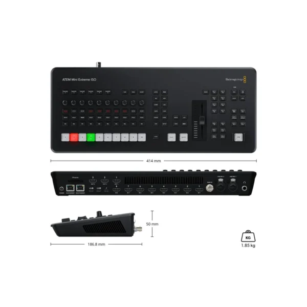 Blackmagic Design ATEM Mini Extreme ISO G2 Live Production Switcher 4 Blackmagic Design ATEM Mini Extreme ISO G2 Live Production Switcher 4