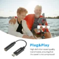 Boya BY K4 USB C to 3.5mm TRS Female Audio Adapter Cable (6cm) Online Buy in India 4