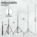 CC 14 Feet Professional Aluminium Light Stand 3