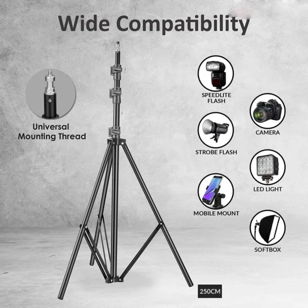CC 14 Feet Professional Aluminium Light Stand 4 CC 14 Feet Professional Aluminium Light Stand 4