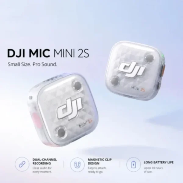 DJI Mic Mini 2S Wireless Microphone Combo 2 DJI Mic Mini 2S Wireless Microphone Combo 2