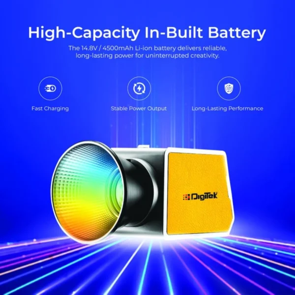 Digitek DCL 60W RGB Continuous LED Video Light with Mini Bowens Mount 6 Digitek DCL 60W RGB Continuous LED Video Light with Mini Bowens Mount 6