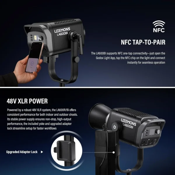 Godox LA600Bi Bi Color LED Video Light (600W) 7 Godox LA600Bi Bi Color LED Video Light (600W) 7