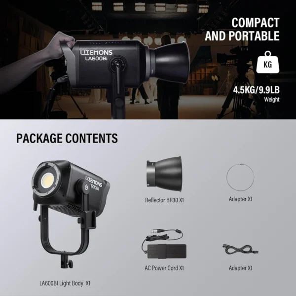 Godox LA600Bi Bi Color LED Video Light (600W) 9 Godox LA600Bi Bi Color LED Video Light (600W) 9