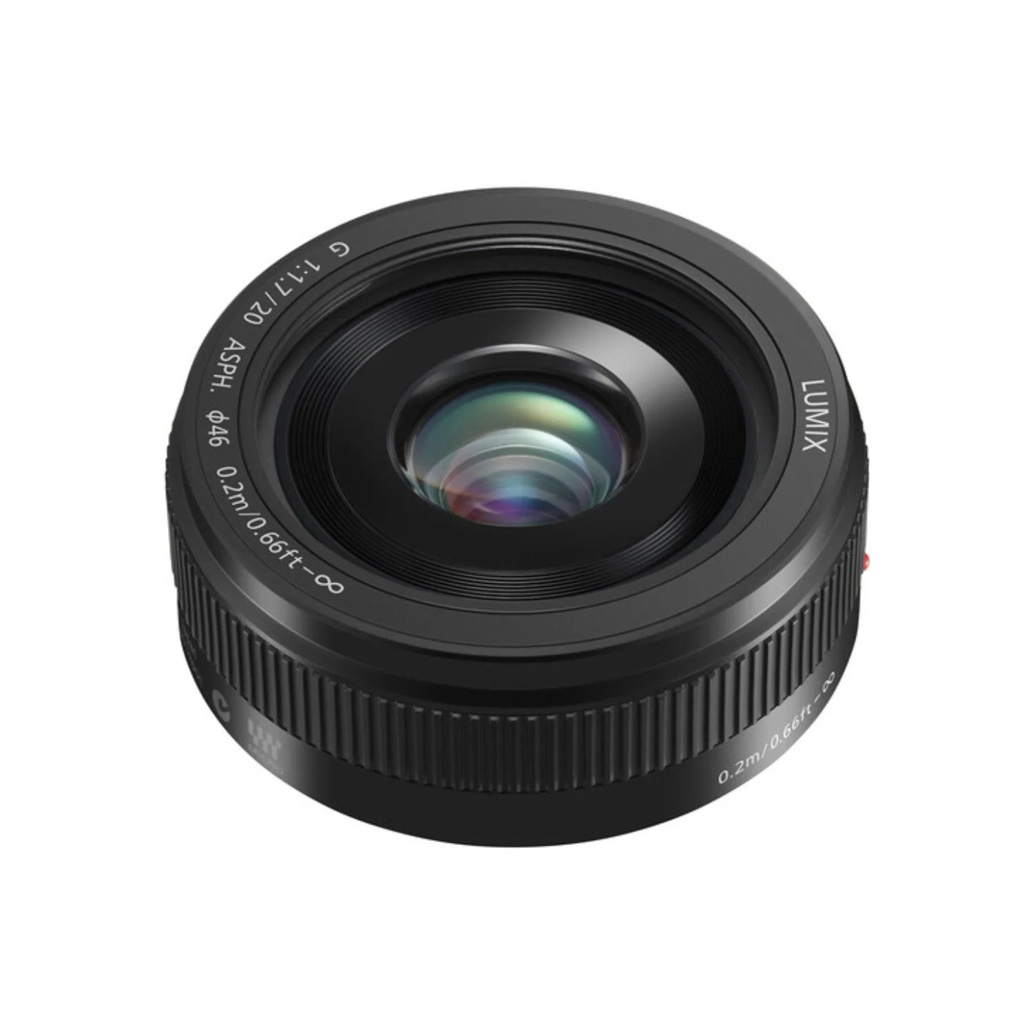 Panasonic Lumix G 20mm f1.7 II ASPH. Pancake Lens Black 2