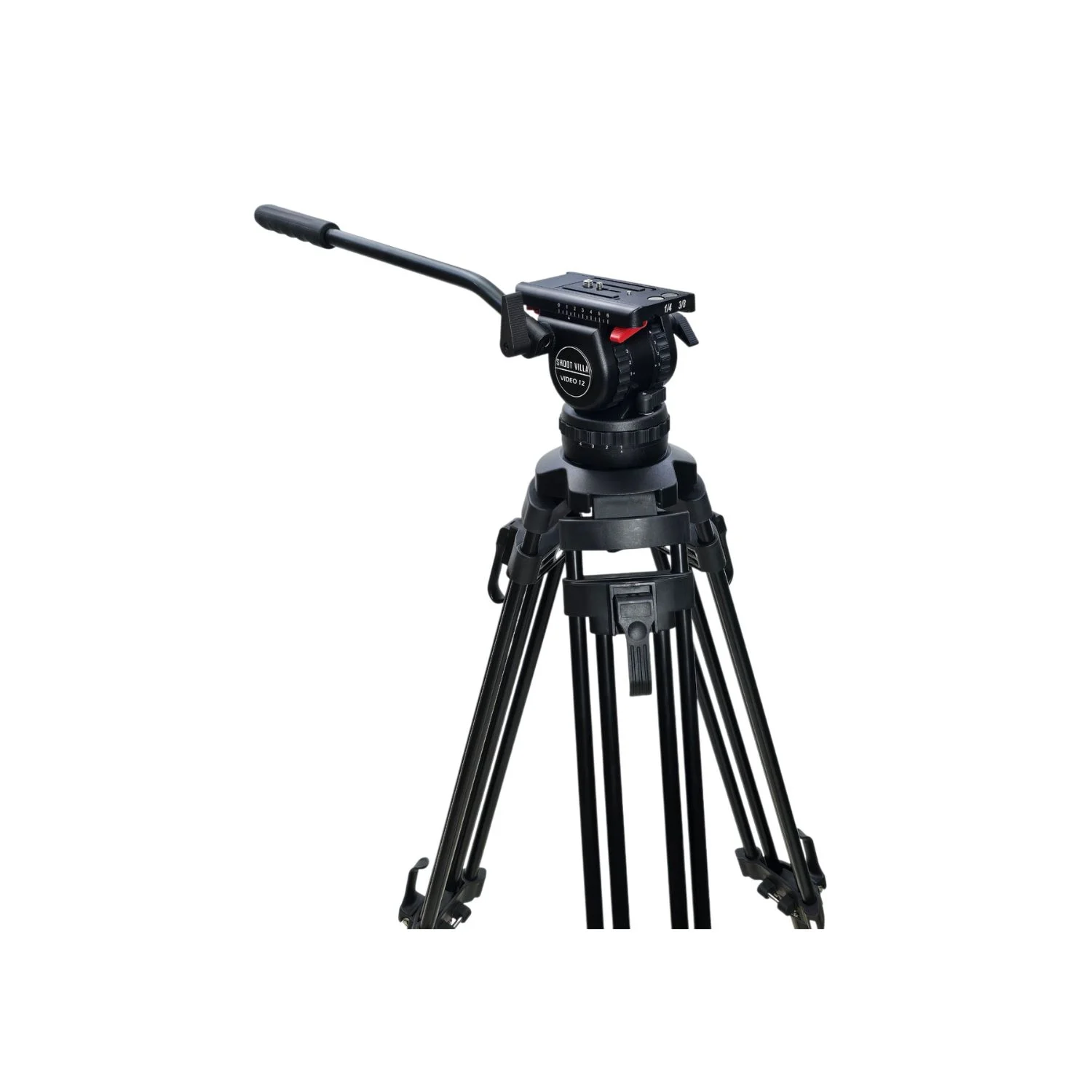Shootvilla V15 Professional Broadcast Heavy Duty Video Tripod (100mm Bowl) 1