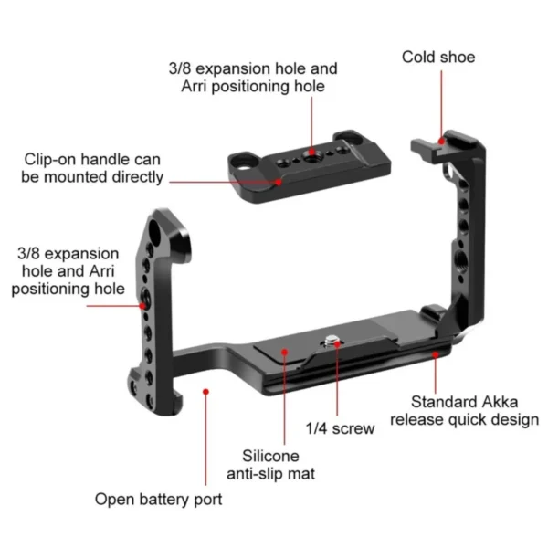 Tyfy FX3 FX30 Camera Cage 4 Tyfy FX3 FX30 Camera Cage 4
