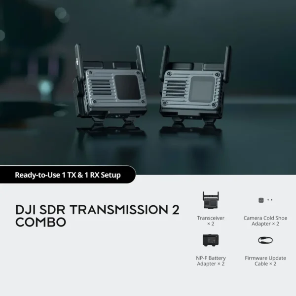 DJI SDR Transmission 2 Combo In The Box Ready To Use 1 TX and 1 RX Setup DJI SDR Transmission 2 Combo In The Box Ready To Use 1 TX and 1 RX Setup