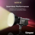Simpex M-200Bi 200W Bi-Color Continuous LED Light Online Buy in India 6