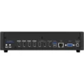 AVMATRIX Shark H4 PLUS rear panel with four HDMI inputs, HDMI outputs, USB-C and LAN