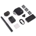 DJI Osmo 360 II Adventure Combo kit contents laid out on white