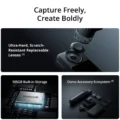 DJI Osmo 360 II ultra-hard replaceable lens and built-in storage