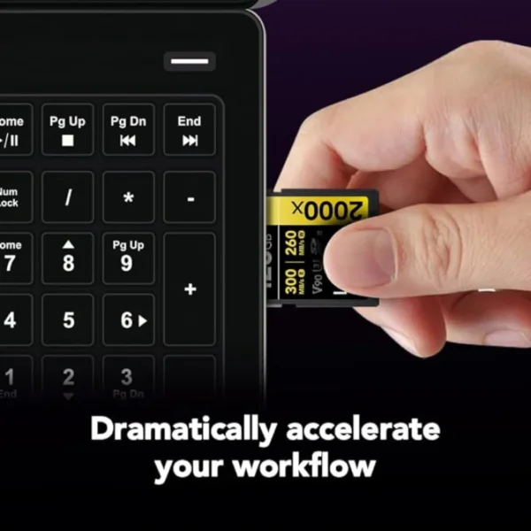 Lexar Professional 2000x SDXC card designed for durability